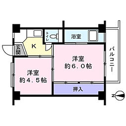 ビレッジハウス愛島2号棟 206