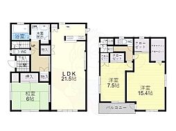 茨木市彩都あさぎ６丁目の一戸建て