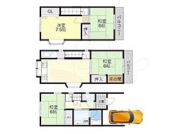 高槻市芝生町１丁目の一戸建て