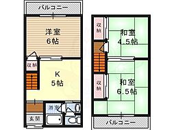 鮎川1丁目貸家