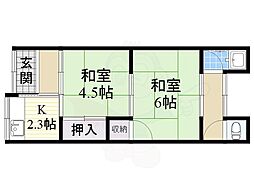 井道貸家（二戸一）