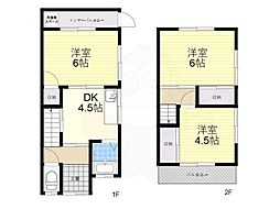西田中町貸家（東南角地）