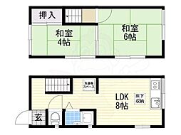 安岡寺町5丁目貸家 B-2