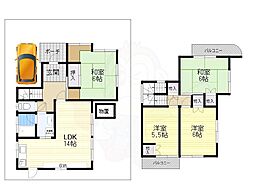 高槻市真上町６丁目の一戸建て