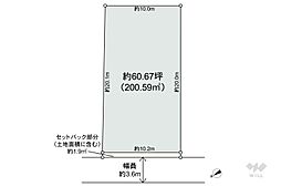 新宿区中落合3丁目 土地