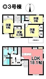 新築戸建 一宮市三ツ井　1期3棟