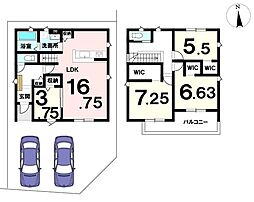 新築戸建 一宮市猿海道第2　3号棟　全5区画