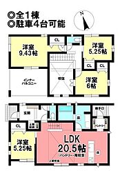 新築戸建 一宮市赤見3丁目　全1棟