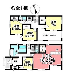 新築戸建 一宮市木曽川町黒田　全1棟