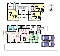 戸建 伝法寺1丁目　2号棟　全3区画