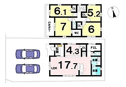 新築戸建 大和町妙興寺字三十八社　1号棟　全2区画