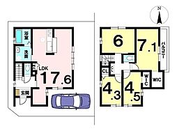 新築戸建　平和2丁目　全1区画