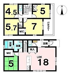 新築戸建 木曽川町玉ノ井字四ツ辻　4号棟　全6区画