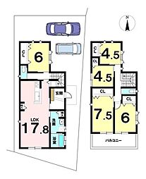 未入居 木曽川町黒田字北沼 B号棟 全2区画