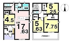 新築戸建 一宮市開明駅南　1号棟　全6区画