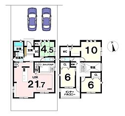 戸建 千秋町浮野字唐畑　2号棟　全3区画