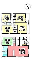 新築戸建 木曽川町玉ノ井字四ツ辻　5号棟　全6区画