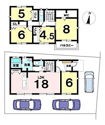 新築戸建 木曽川町黒田字北宿五の切 A号棟 全3区画