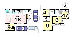 戸建　木曽川町黒田字北宿五の切　Ｂ号棟　全3区画