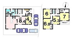 新築戸建　木曽川町黒田字北宿五の切　Ｃ号棟　全3区画