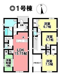 新築戸建 岐阜県羽島市小熊町内粟野　第2全2棟