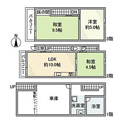 瓜破東3丁目戸建