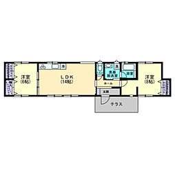 ＷＥＬＬ　ＮＡＫＡＢＵ 2号室