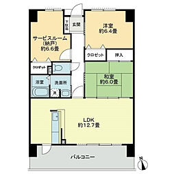 ＧＲＡＮＤＩＡ学園通り 402号室