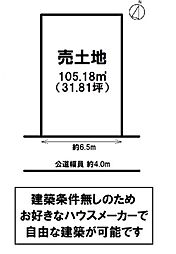 岡山市北区下中野の土地