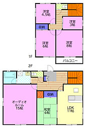宝石台3丁目一戸建て 1