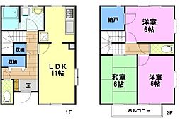 ソレイユ・クール今泉 D 1