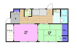 宝積寺平屋建貸家 6