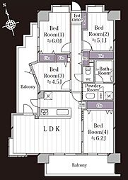 ダイアパレス茅ヶ崎鶴嶺 301