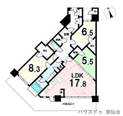 ライオンズタワー仙台広瀬　15階
