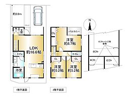 京都市左京区下鴨西高木町　新築戸建