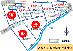 狭山市柏原　全7区画