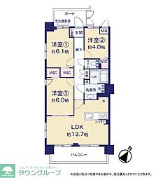 シティコート新松戸2番館 601