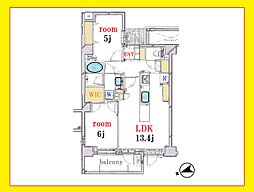 ライフピア新宿中落合心地よい風と光が抜ける4階。