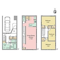 千鳥二丁目新築戸建　1号棟