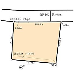 横浜市鶴見区東寺尾4丁目　土地