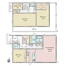 いわき市郷ケ丘2丁目　住友林業施工中古戸建