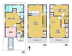 豊中市上津島２丁目　戸建て