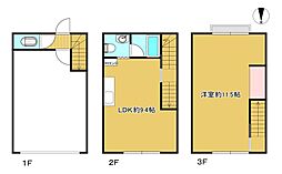 西成区南津守 テラスハウス