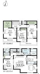さいたま市浦和区皇山町3号棟　全4