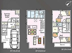 さいたま市浦和区上木崎六1期2号棟　全2