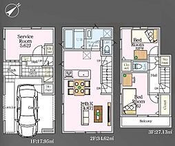 さいたま市浦和区上木崎六1期1号棟　全2
