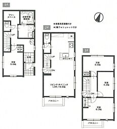 さいたま市大宮区堀の内町1期　2号棟　全2