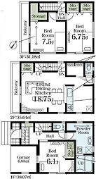 戸田市笹目3丁目　3号棟　全3