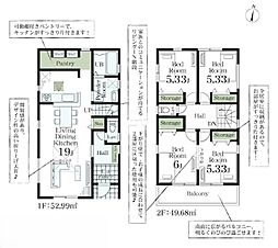 さいたま市見沼区大谷第4　3号棟　　全3