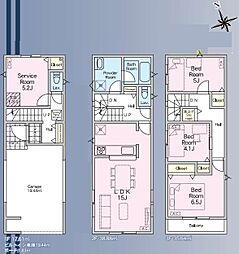 蕨市南町第8　1号棟　全2